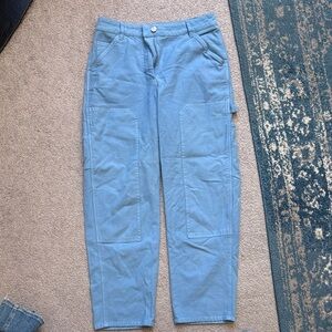 Aritzia Sky Blue Utility Pants